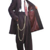 Chocolate Brown Pinstripes Zoot Suit