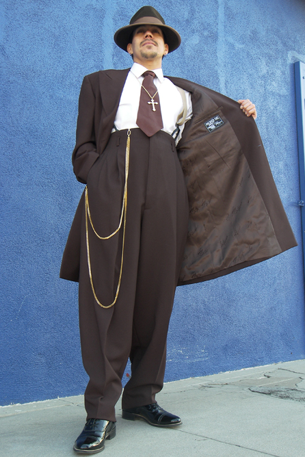 Chocolate Brown Zoot Suit 2