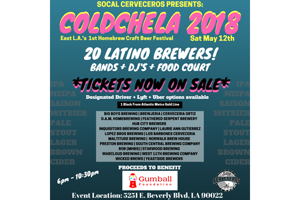 ‘ColdChela’ Celebrates L.A.’s Latino Homebrewers With Its Annual AYCD Beer Festival