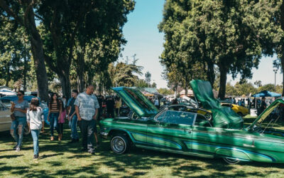 Lowriders and classics from the Azalea Classic Car Show