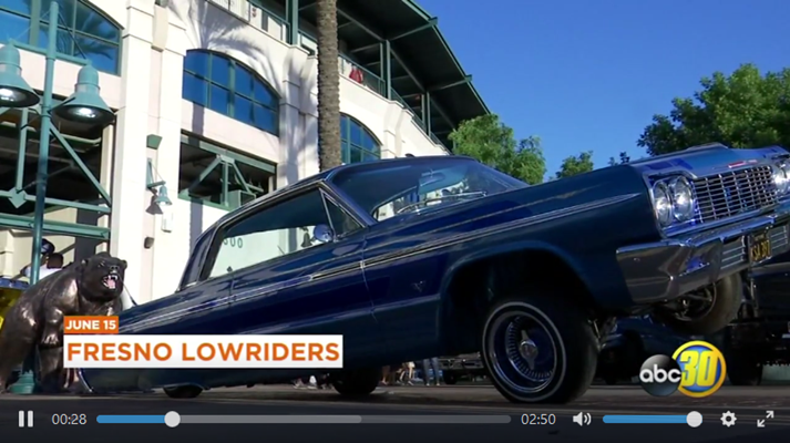 Lowriders Center Stage In Downtown Fresno