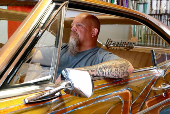 Rich Montanez rebuilds family car into lowrider
