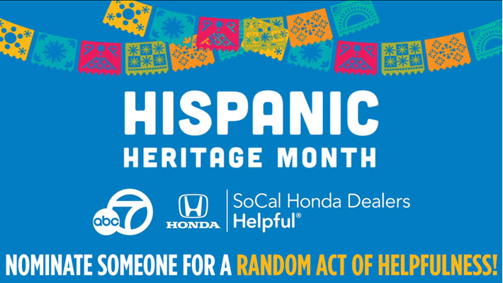 Celebrate Hispanic Heritage Month with ABC7 and the SoCal Honda Dealers