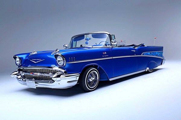 See the 1957 Chevy Bel Air Lowrider That Took 318 Sundays to Create