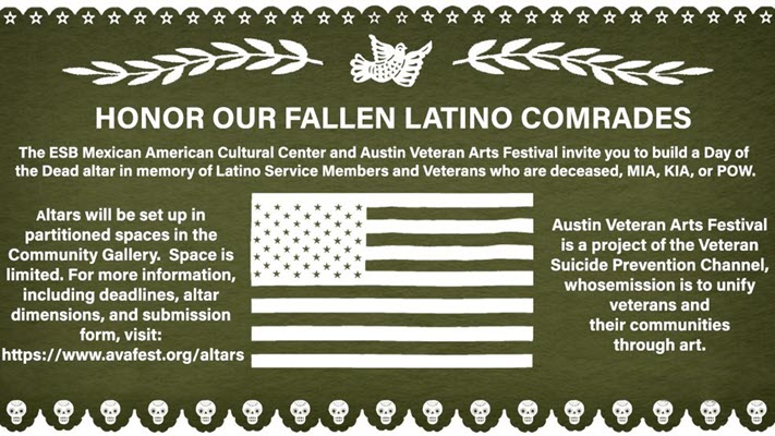 Emma S. Barrientos MACC to host ‘Honoring Our Fallen Latino Comrades Altar Exhibition’