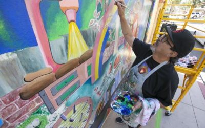 Mural’s restoration preserves the work and memory of the late Michael Schnorr