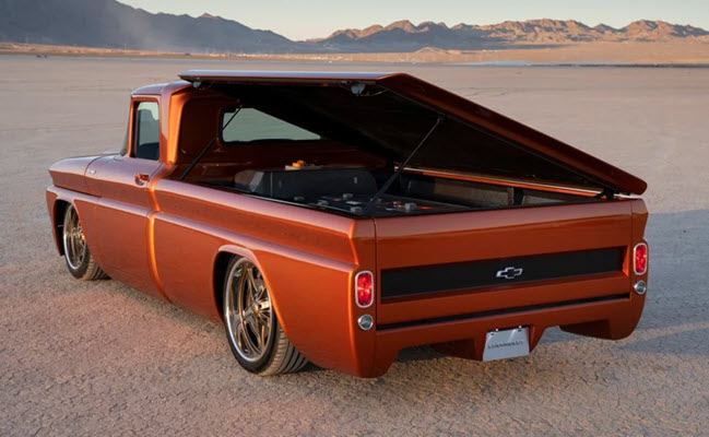 Classic Chevy Lowrider Pickup Gets Electric Makeover For SEMA