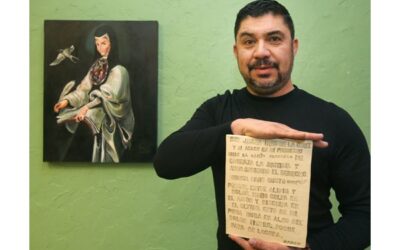 Artist Jesus Rivera holds one-man show at Hispanic chamber