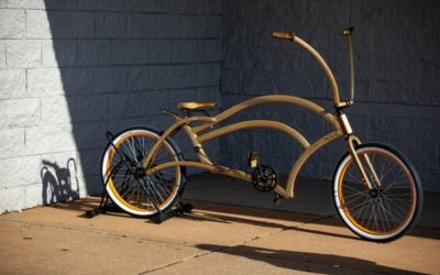 New Lenox craftsman builds ‘95% wood’ lowrider bike, wins #RocklerBentWoodChallenge