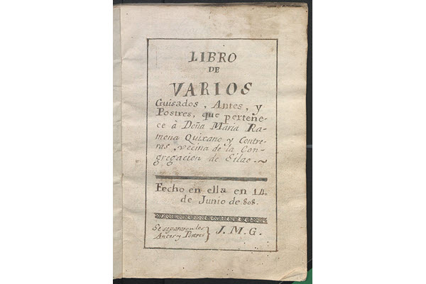 A Trove of Historic and Handwritten Mexican Cookbooks Is Now Online