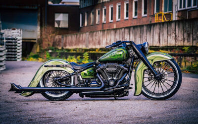 Harley-Davidson El Dorado Is Heritage Softail Gone Low and Green