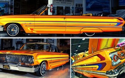 The Story Behind This 1963 Chevy 409 Convertible Lowrider Stunning Design