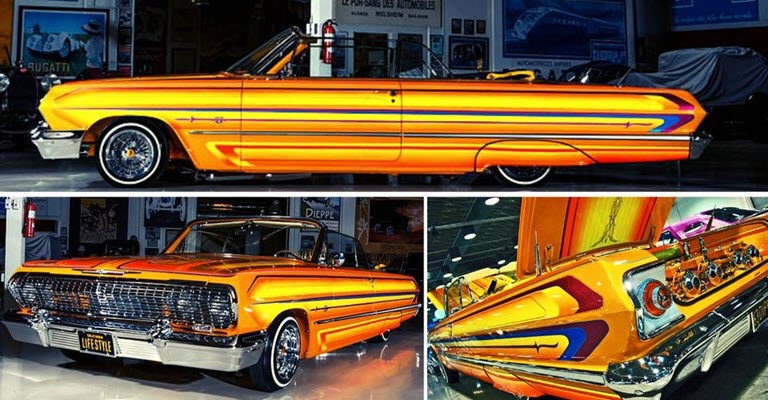 The Story Behind This 1963 Chevy 409 Convertible Lowrider Stunning Design