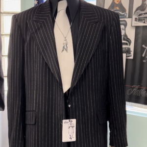 New Black Pinstripe Pachuco Suit