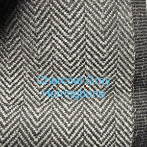 Custom Made: Gray Herringbone Wool